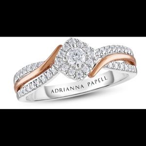 Adriana Papell engagement ring bought for 1200